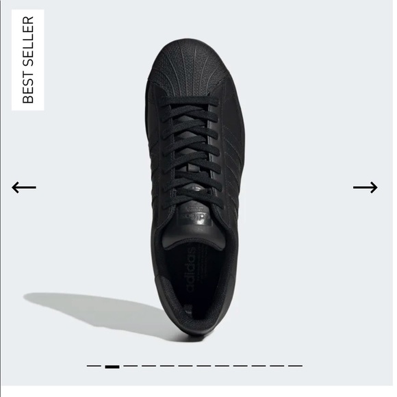 Original, Allstar Unisex Black Leather Adidas. - Picture 3 of 12